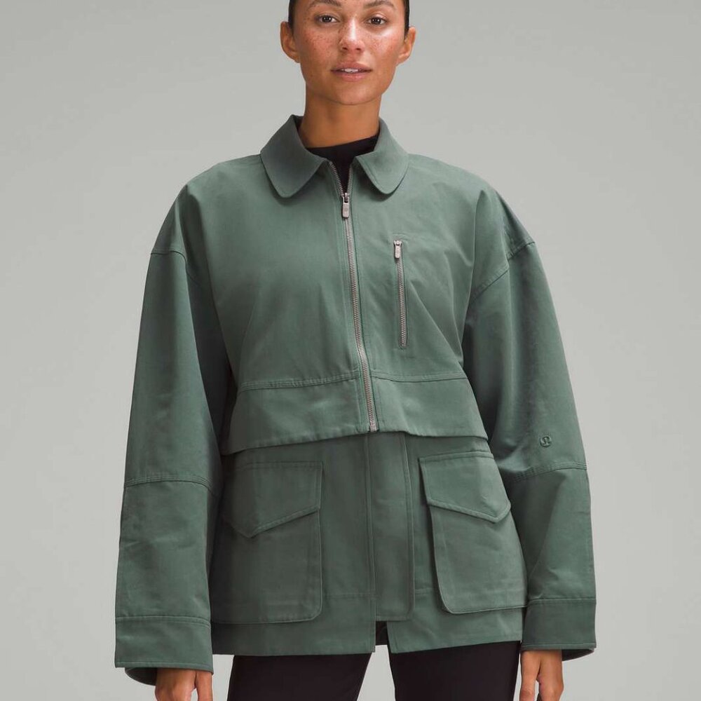 Lululemon Women's Dark Forest Glyde 2-in-1 Adaptable‎ Convertible Jacket Size M